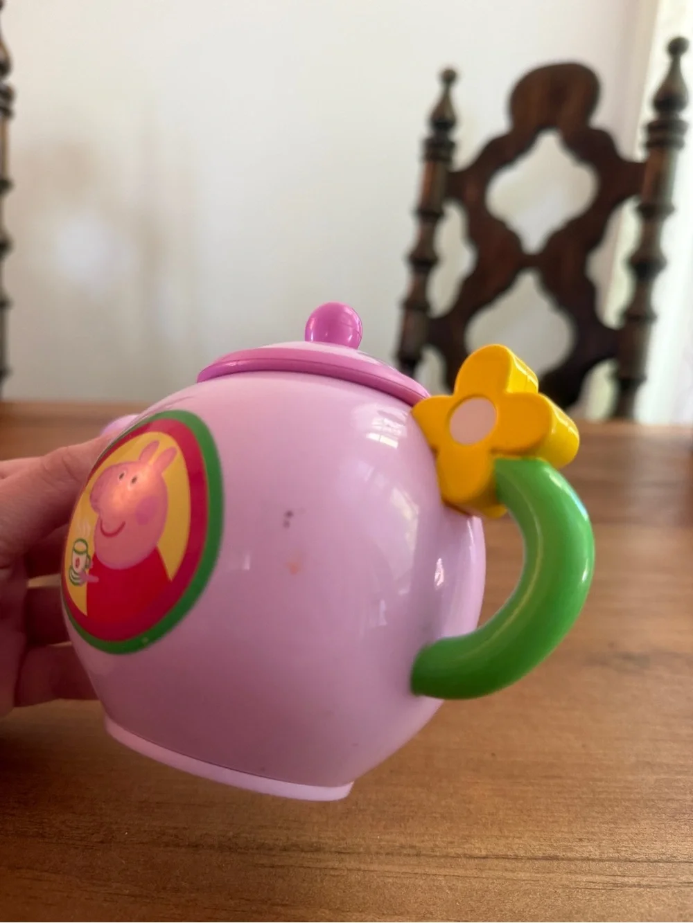 Peppa Pig Pink Play Teapot for Kids